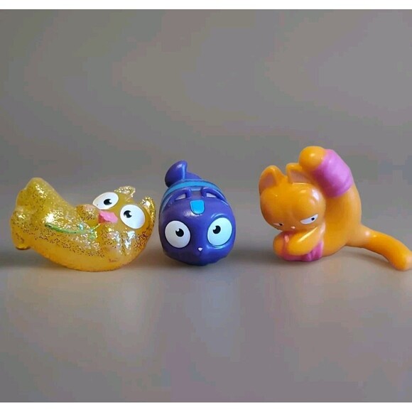 Lost Kitties Lot Of 3 Figures Lot Hasbro Toys Kittens Cats - Picture 1 of 9